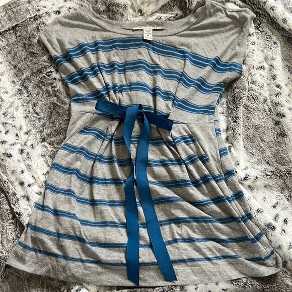 American rag gray and blue tie T-shirt with pockets size medium  - Picture 2 of 8